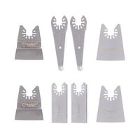 Harpow 8PCS Scraper Oscillating Blades Multi Blades, Power Tool Accessory, Multitool Blades, Power Tool Saw Blades, Wide Wood Plastic Metal Cutting Saw Blade for Fein Bosch Rockwell Tools