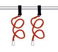 YYST Orange Paddle Leash Paddle Holder Tool Lanyard - No Paddle (Orange X 2 Pack)