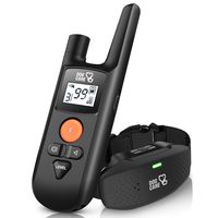 Dog Shock Collar - Dog Training Collar with Remote, 3 Training Modes, Up to 1000Ft Remote Range, 0~99 Shock Levels, Beep, Vibration,Shock, Rechargeable Waterproof Remote Shock Collar for Dogs