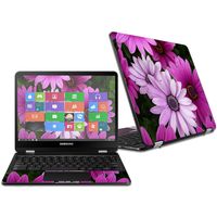 Mightyskins Skin Compatible with Samsung Chromebook Pro 12.3" - Purple Flowers | Protective, Durable, and Unique Vinyl Decal Wrap Cover | Easy to Apply, Remove, and Change Styles | Made in The USA