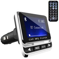 HelloPet FM12B FM Transmitters 1.44 Inch LCD Bluetooth Car MP3 Player Handsfree Wireless FM Transmitter Radio Adapter USB Car Charger Remote Control