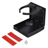 Camco Adjustable Drink Holder- Can Hold Mugs, Large Drinks and Almost Any Size Bottle or Can, Make Great Extra Cupholders for Cars, Trucks, RVs, Vans, Boats and Much More - Black (44044)
