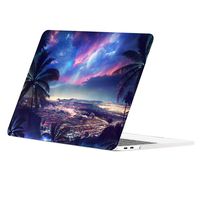 TOP CASE MacBook Pro 13 inch Case 2019 2018 2017 2016 Release A2159 A1989 A1706 A1708, Graphics Rubberized Hard Case + Screen Protector Compatible MacBook Pro 13" W/WO Touch Bar - Tropical City