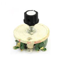 YXQ 50W 10 Ohm Ceramic Resistor Rheostat Porcelain Disk Adjustable Wirewound Resistors with Knob