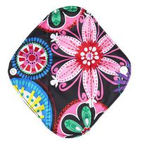 Reusable Bamboo Cloth Menstrual Pad, Washable Menstrual Panty Pad,Mama Sanitary Towel Pad,Light Incontinence Pads,Absorbent Cloth Sanitary Pad (Nighttime Use)