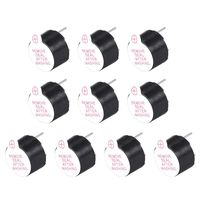 uxcell 10 Pcs DC3V Active Electronic Buzzer Alarm Beeper Continuous Sound Speaker 2 Terminals