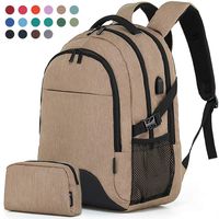 Keytang Laptop Backpack, Water Resistant School Backpack With USB Charging Port