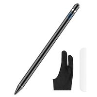 Stylus Pen for Touch Screens, XIRON Rechargeable 1.5 mm Fine Point Active Stylus Pen Smart Digital Pencil Compatible with iPad iPhone and Most Tablets High Precise Pencil with Glove