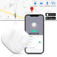 Key Finder Tracker for Wallet - Anti-Lost Key Finder Bluetooth Smart Tracker Locator for Find Cellphone, Glasses, Bags and Pet, Luxsure Item Finder Lost Keys Finder Compatible for iOS/Android (White)