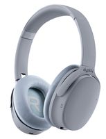 Active Noise Cancelling Headphones, dyplay ANC Over-Ear Wireless Bluetooth Headphones with Dual-Mic Deep Bass, Comfortable Protein Earpads Wired Mode Foldable Headset for TV Cellphone Travel Work