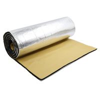 uxcell 394mil 10.76sqft Car Fender Engine Heat Sound Deadener Insulation Mat 79" x 20"