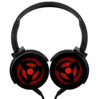 Kakashi Sharingan Wired Headset Lightweight Stereo Portable Headphones