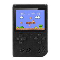 YuanWen Built-in 400 Classic Games Mini TV Handheld Game Box Console Retro (BlackLogo)