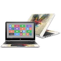 MightySkins Skin Compatible with HP Pavilion x360 15.6" (2016) - Rainbow Eagle | Protective, Durable, and Unique Vinyl Decal wrap Cover | Easy to Apply, Remove, and Change Styles | Made in The USA