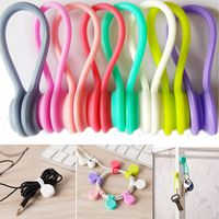 Tpingfe Multifunction Magnet Earphone Cord Winder Cable Clips Earphone, 8PCS