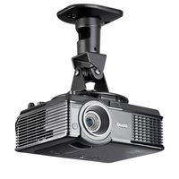 suptek Aluminum Alloy Universal Adjustable Black Ceiling Projector Mount Mounting Bracket (PR01B)