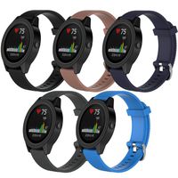 Band for Garmin VivoActive 3, Soft Silicone Replacement Watch Band for Garmin VivoActive 3 / Garmin Vivoactive 3 Music / Garmin Forerunner 645 Music (Replacement Bands Only) (5PCS Bands-Boy, Large)