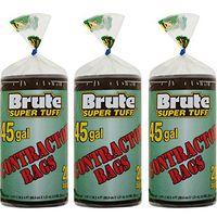 Brute Super Tuff 45 Gallon 20ct Contractor Bags, 3-Pack