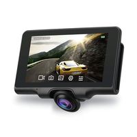Trochilus 32G Dash Cam，Car Cameras with Night Vision Front and Rear, Dual Dash Cam with 5" IPS Touch Screen and 1080P FHD 180 Wide-Angle, 360 Degrees Panoramic Dashboard Camera Include, G-Senso