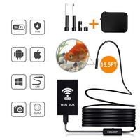 Wireless Endoscope,1200P HD Mini Portable Endoscope Inspection Camera, IP68 Waterproof Camera for Android,iOS,Windows