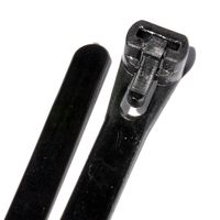 kenable Black Reusable Cable Ties 200mm x 7mm 8 Inch Pack of 100