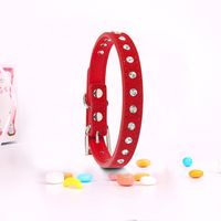 EASTOP Pet's House Dog Collars for Small Dogs Prime (Medium, Red)