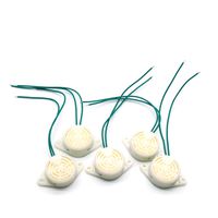 Yootop 5Pcs Continuous Sound Buzzers Electronic Alarm Sounder 220V Beige Plastic Housing for Home and Industry