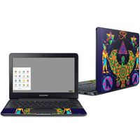 Mightyskins Skin Compatible with Samsung Chromebook 3 11.6" - Egyptian Geometry | Protective, Durable, and Unique Vinyl Decal Wrap Cover | Easy to Apply, Remove, and Change Styles | Made in The USA