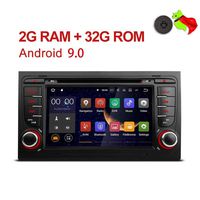 MCWAUTO Android 9.0 Car GPS Stereo Compatible Audi A4 S4 RS4 2002 2003 2004 2005 2006 2007 2008 Quad Core BT Radio RDS USB Mirrorlink SWC Reverse Camera
