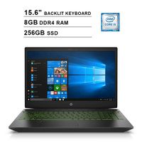 HP 2019 Pavilion 15.6 inch FHD IPS Gaming Laptop (Intel Quad Core i5-8300H up to 4.0 GHz, 8GB RAM, 256GB SSD, Nvidia GTX 1050 Ti, Backlit Keyboard, WiFi, Bluetooth, HDMI, Windows 10) (Renewed)