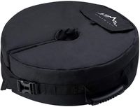 Himal Umbrella Base Weight Bag - Heavy Duty 900D Rip Stop Polyester,Tear Resistant,UV Protection,18'' for Most Patio Umbrella Base - Up to 90Lbs,Round,Black