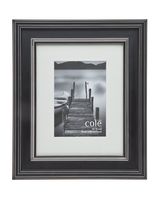 Philip Whitney Distressed Black Picture Frame 8x10 or 5x7 With Mat