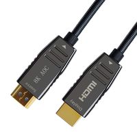 8K Optic Fiber HDMI 2.1 Cable 100FT, UHD HDR 8K 48Gbps,8K@60Hz 4K@120Hz Dynamic HDR 10, eARC, Dolby Vision, HDCP2.2, 4:4:4 Compatible with PS4,TV Box,Projector.8K TV.Etc