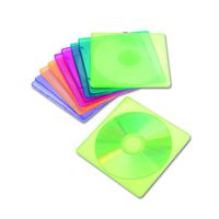 Innovera 81910 Slim CD Case, Assorted Colors (Pack of 10)