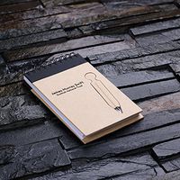 DG Custom Set of 5 Black Personalized Spiral Memo Notepads with Attached Pens - Best Gift for Writers