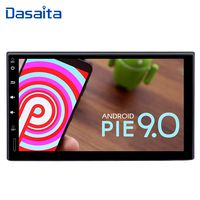 Dasaita 7" Double DIN Android 9.0 Bluetooth Car Stereo Head Unit for Any Vehicle 4G RAM / 64G ROM Car Radio Touch Screen GPS Navigation Dash Kit Built in DSP 15Band EQ