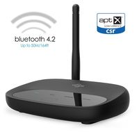Bluetooth Transmitter Receiver, Viflykoo 164ft Long Range 3 in 1 Bluetooth Adapter, aptX Low Latency in Dual Link, Pair 2 in TX & RX Mode, 3.5mm AUX RCA Optical TOSLINK for TV/Home Stereo System