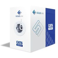 SolidLink SL604 UTP Solid Cable 23AWG LAN Network Ethernet RJ45 Wire, White