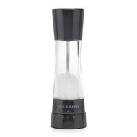 COLE & MASON Derwent Salt Grinder - Gunmetal Mill Includes Gourmet Precision Mechanism and Premium Sea Salt