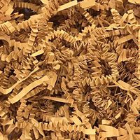 Black Cat Avenue 2 LB Cognac Crinkle Cut Paper Shred Filler for Gift Wrap and Basket Filler