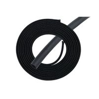 Phobya Simple Sleeve Kit 6mm (1/4") with Heatshrink, 2 Meter, Black