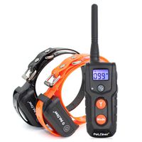 Dog Training Collars with Remote - Shock Collar for 2 Dogs, Small, Medium, Large, Rechargeable 100% Waterproof E-Collar with 3 Training Correction Modes, Shock, Vibration, Beep, 1000' Range
