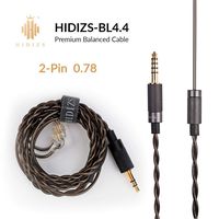 HIDIZS Replacement Audio Upgrade Cable, Detachable Earphone Cable 4.4mm Plug Headphone Balanced Cord- 2 Pin 0.78mm IEM Cable for MS4 MS1 KZ ES4 ZSR ZST ZSR ED16 ZS10 TFZ TRN V20 Headphones