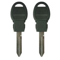 Keyless2Go New Uncut Fobik Remote Transponder Ignition Pod Car Key Y170 (2 Pack)