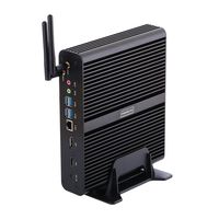4K Fanless Mini PC,Mini Computer,Windows 10 Pro/Linux Ubuntu,Support Proxmox,Vmware,ESXI,Intel Quad Core I7 8550U,(Black),[HUNSN BM14],[WiFi/1DP/1HDMI/4USB3.0/4USB2.0/1LAN](16G RAM/128G SSD/1TB HDD)