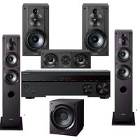 Sony STRDH590 5.2ch 4K AV Receiver with Complete 5.2 Surround Sound System