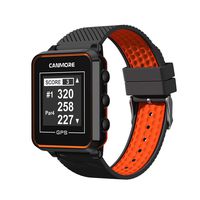CANMORE TW-353 GPS Golf Watch - Key Course Data and Scorecard on Your Wrist - Minimalist & User Friendly - 38,000+ Free Courses Worldwide and Growing - 4ATM Waterproof - 1-Year Warranty (Orange)