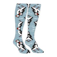 BMN&GAO Puffin Pattern Long Stockings Knee High Family Socks