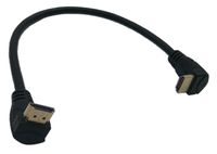 zdyCGTime 1 Feet HDMI Male Up to Down Angle 90 Degree Vertical Right Cable Supports 4K@60Hz, High Speed, HDMI 2.0 Ready - UHD Ethernet & Audio Return - Video 4K 2160p HD 1080p 3D Male-Male(Up to Down)