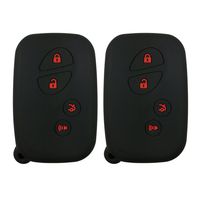 Coolbestda 2X Key Fob Full Covered Case Holder Skin Keyless Entry for Lexus RX350 IS250 GS300 GX460 GS460 IS350 is-C is-F LS600h ES350